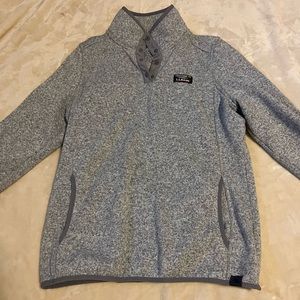 L.L. Bean quarter button up sweatshirt